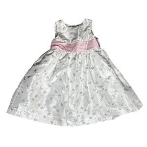 marmellata | Dresses | Marmellata Baby Girl 9 Mo Pink White Butterfly Spring Dress Special Occasion
